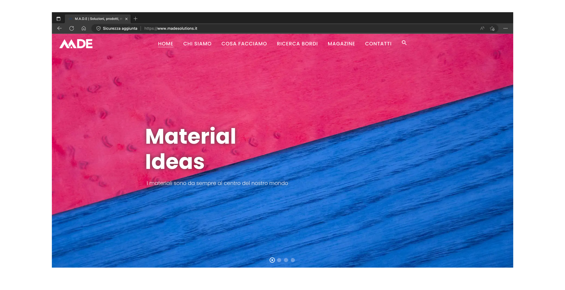 MADE Solutions website home